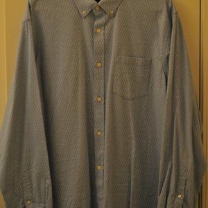 Banana Republic Men's Button Shirt Blue Pattern XL